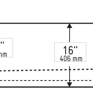 14" Optional Skirt Height (No above floor rough-in)