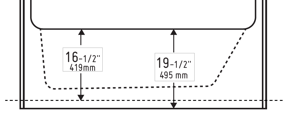 16.5-inch-19.5-inch